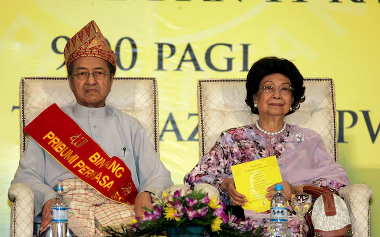Wife of Malaysia's longest-serving PM Mahathir dies aged 100