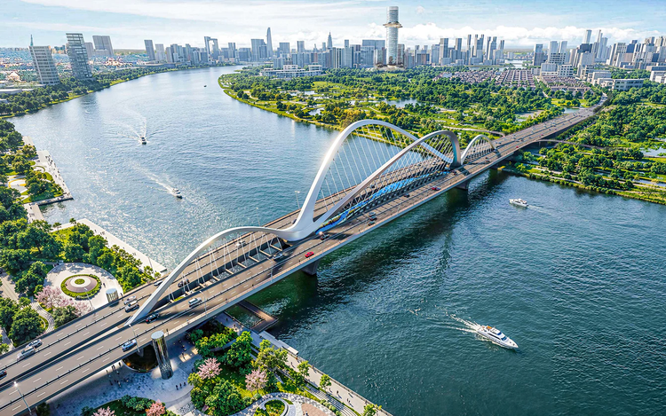 Ho Chi Minh City unveils wave-inspired design for Thu Thiem 4 Bridge