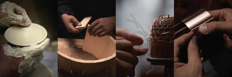Making handmade items with Japanese artisans