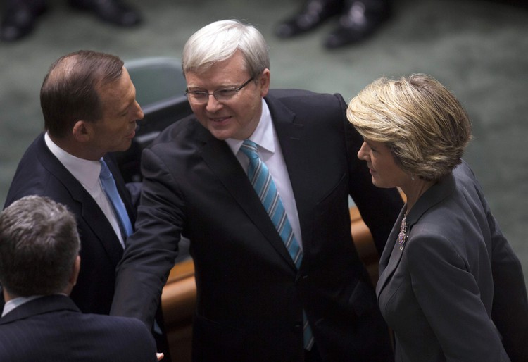 Rudd sworn in as Australian PM after overthrowing Gillard