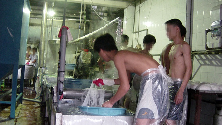 Toxic rice vermicelli, noodle found in Dong Thap