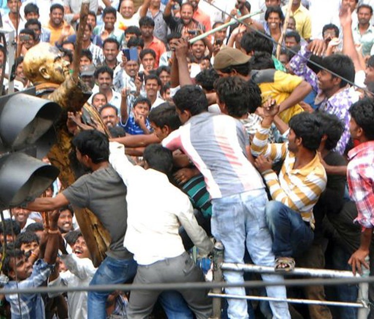 Protests, strike over India's new state