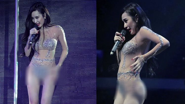 Singer faces scrutiny for scanty outfit, erotic dances