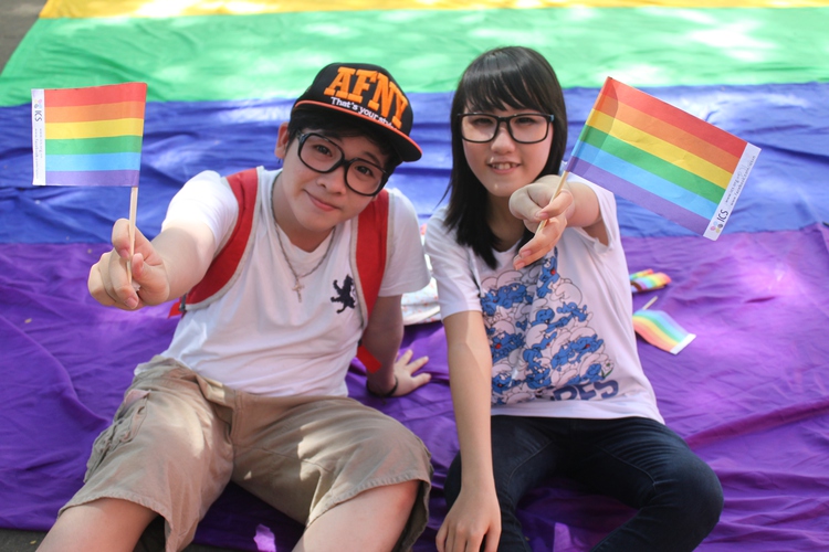 LGBT community parades to support equal rights (video)