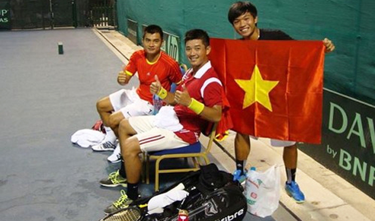 Vietnam promoted at tennis’ Davis Cup