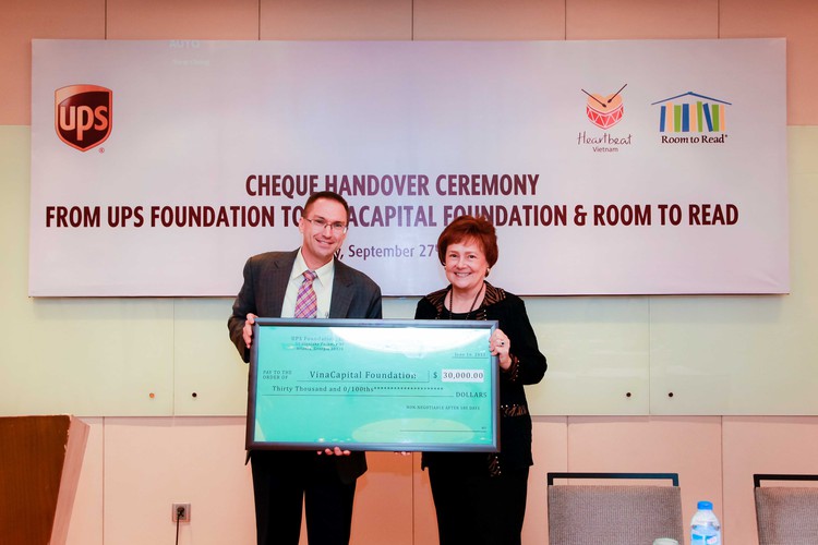 VinaCapital Foundation, Room To Read receive grants from UPS Foundation