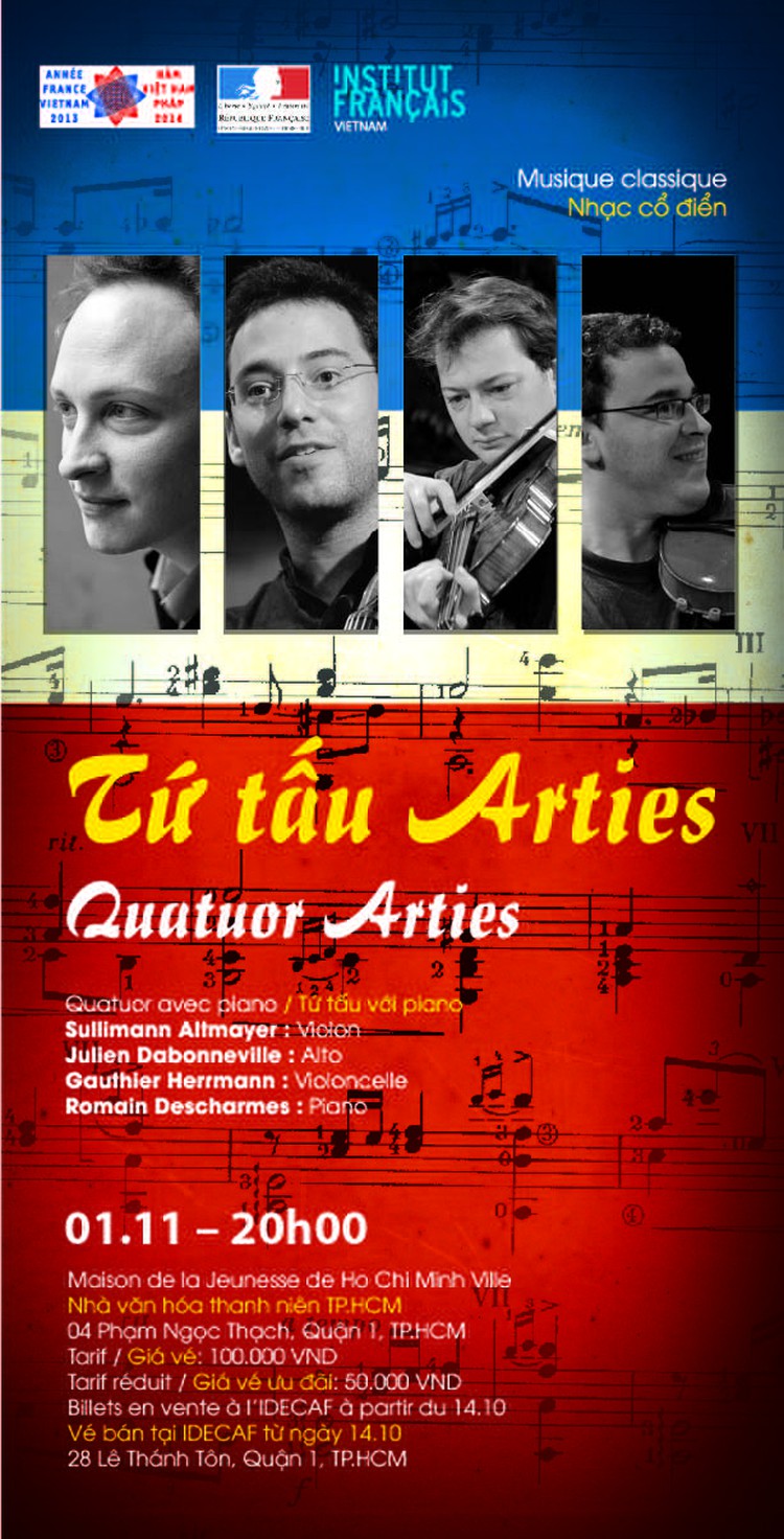 French quartet to perform in HCMC next month