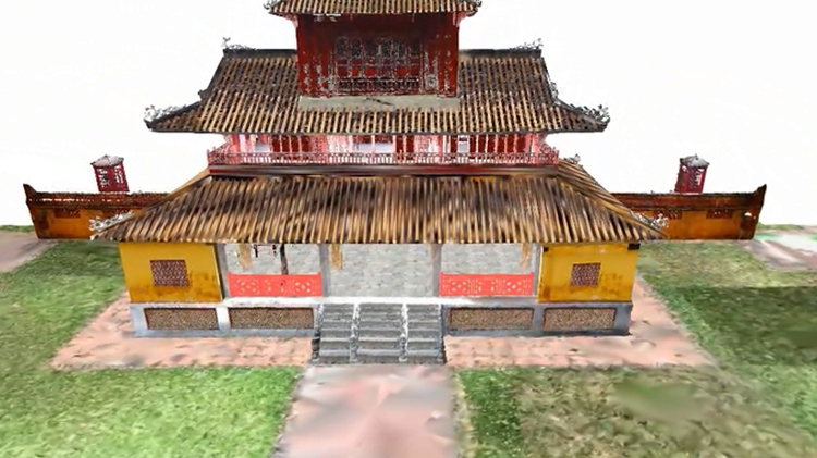 Hue royal palace re-created in 3D models