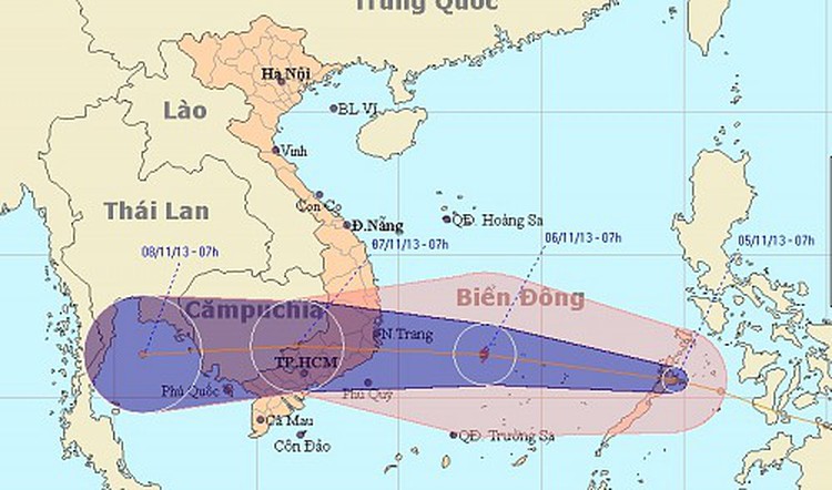 Depression followed by storm heading for southern Vietnam
