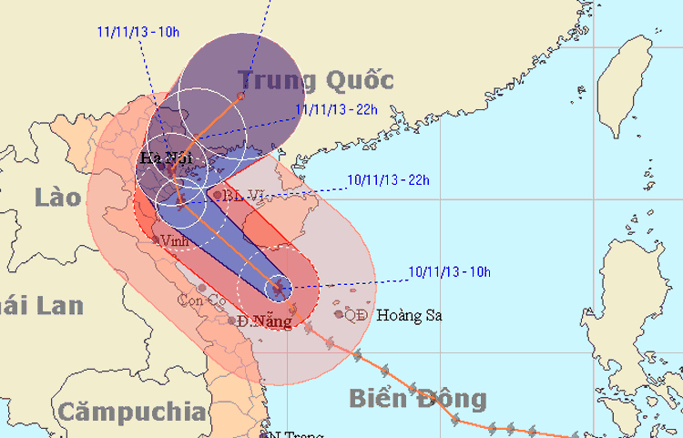 Typhoon to reach north-central Vietnam coasts tonight