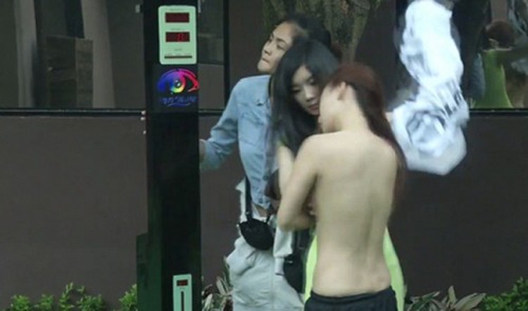 Reality show organizers explain TV stripping scene
