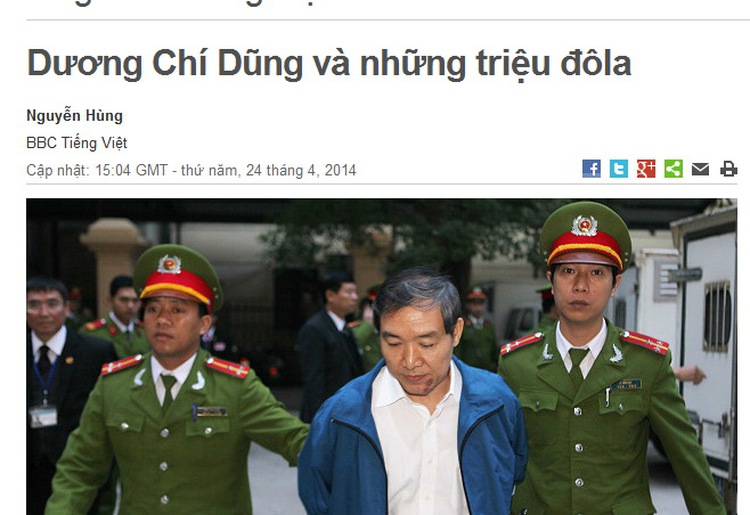 Vietnam police probe slander in BBC Vietnamese article