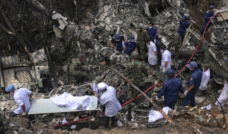 Laos military plane crashes today, killing 2 ministers and 15 others