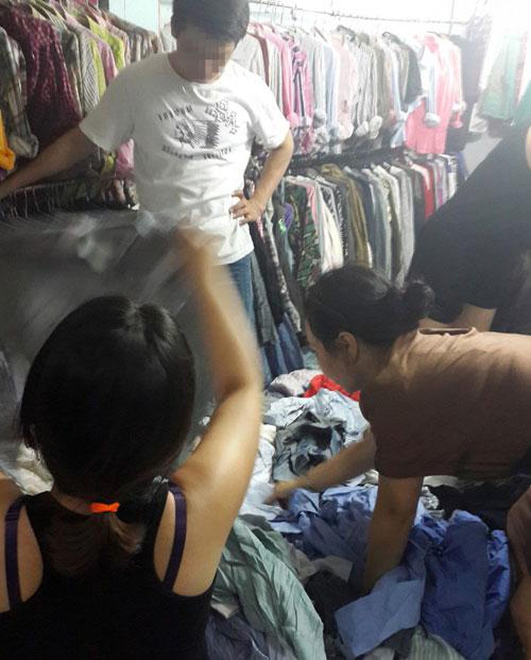 Secondhand stuff turned into luxury brand clothes in Vietnam