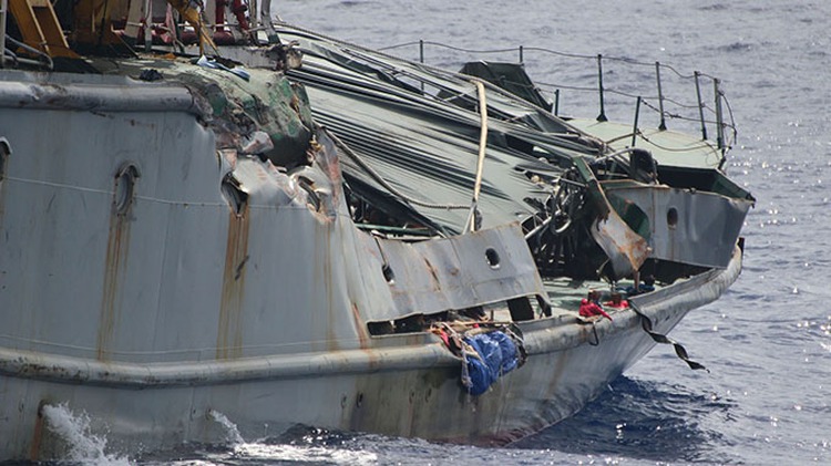 Chinese vessels hit Vietnam's ship twice, injuring 2 officers