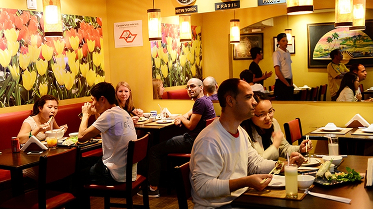 An authentic Vietnamese restaurant in Brazil’s largest city