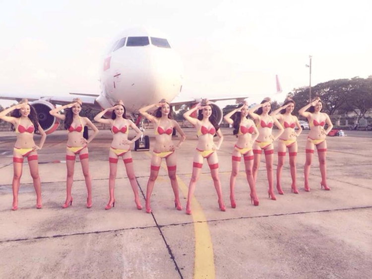 Vietnam budget carrier slammed for allegedly featuring bikini models