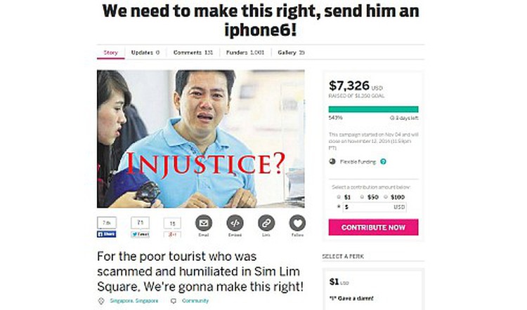 Singaporean man raises fund to support Vietnamese victim cheated by local store