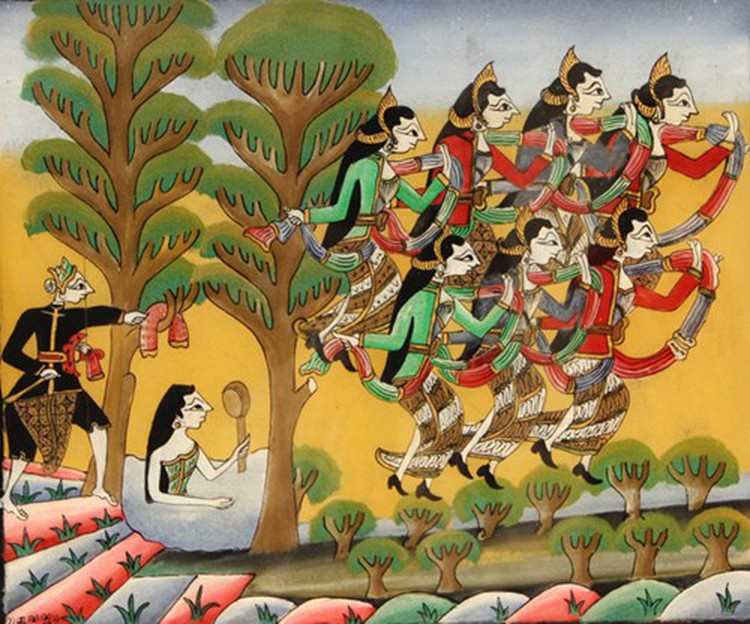 Indonesian glass paintings displayed in Vietnam