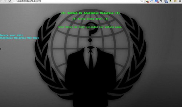 Hackers, calling themselves Anonymous Malaysia, claim to have attacked 50 Vietnam websites