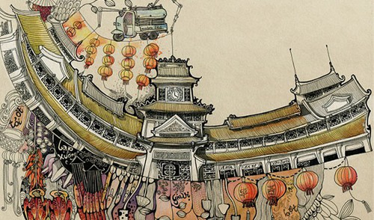 Young architect to release bilingual sketch book on old-time Saigon