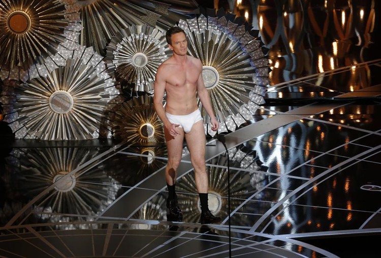 Oscar host Neil Patrick Harris runs gamut, in his tux and undies