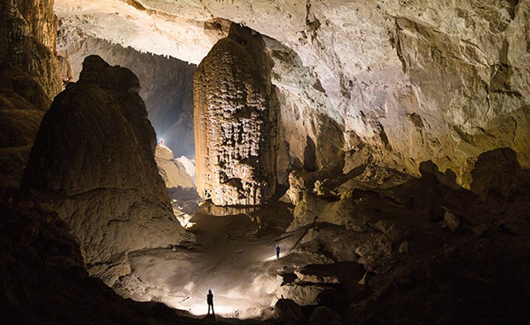 Unknown caves in Phong Nha-Ke Bang in central Vietnam