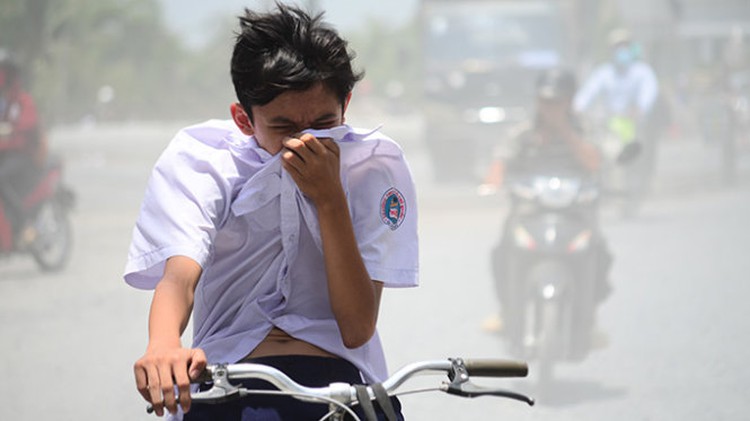 Dusty road vexes Ho Chi Minh City residents (pics)