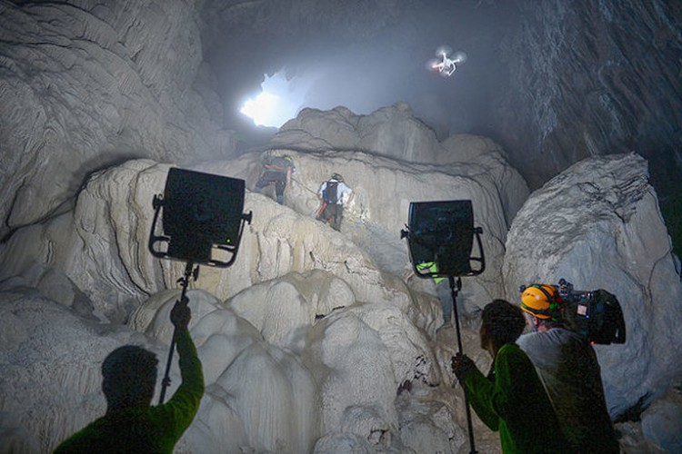 Behind-the-scenes stories of filming in Vietnam’s Son Doong