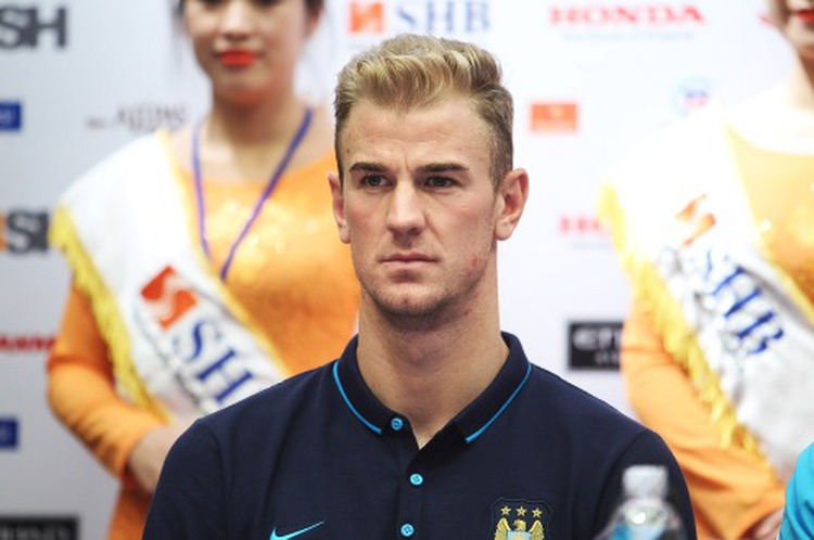 Why did Joe Hart laugh so hard before Vietnam friendly kick-off?
