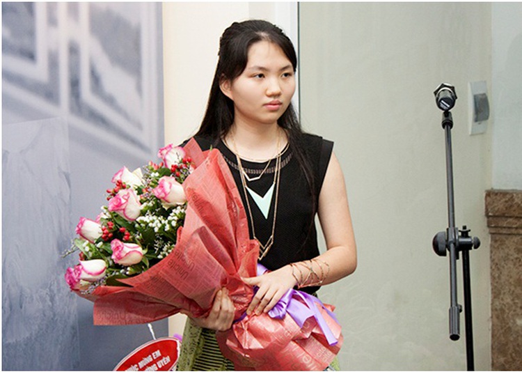 17-year-old opens exhibit against violence towards women