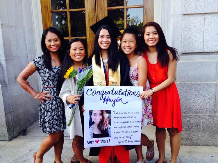 Vietnamese fire survivor and siblings thrive in US