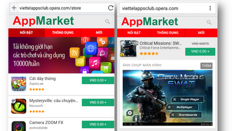 Vietnam’s Viettel teams up with Opera to launch "all you can eat" app store