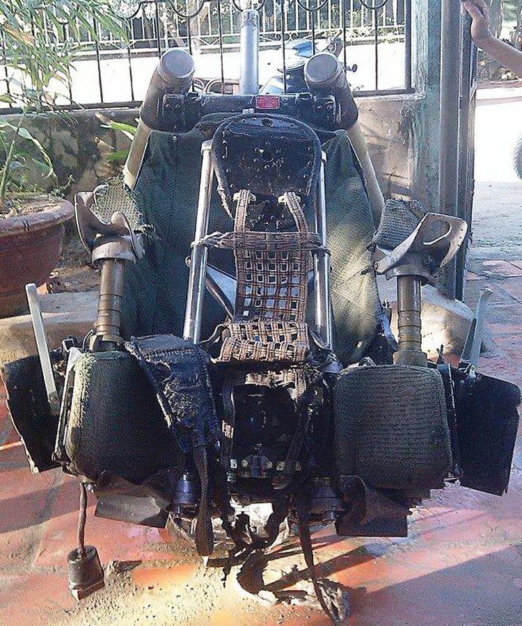 Pilot chair from crashed Russian-made fighter jet found off central Vietnam