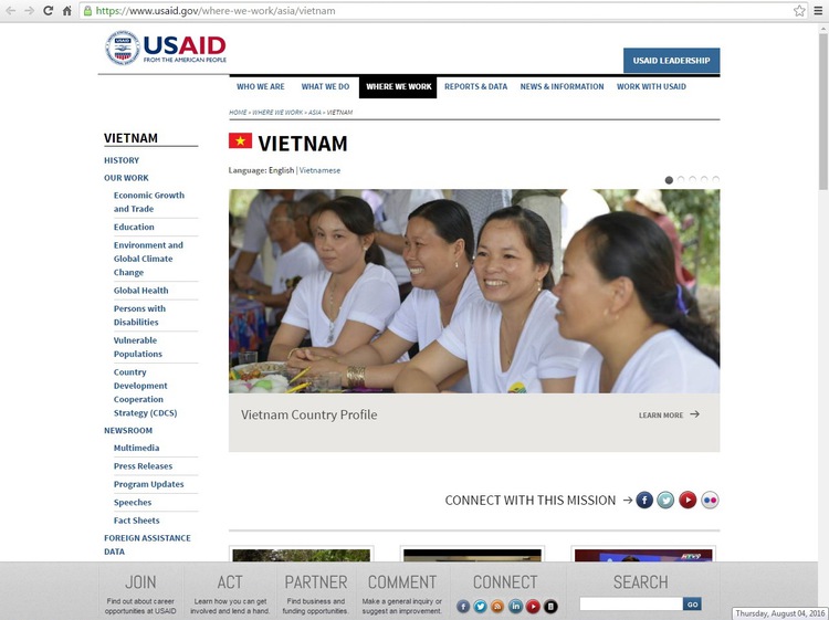 USAID Vietnam mission announces new director, deputy director