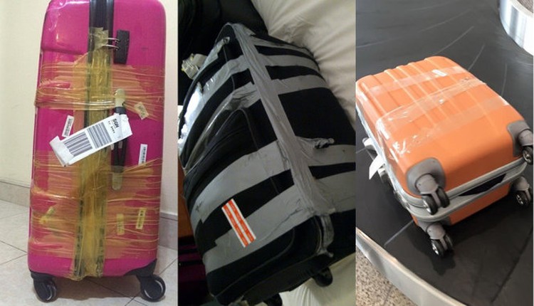 The bitter truth behind sticky-tape wrapped luggage headed for Vietnam