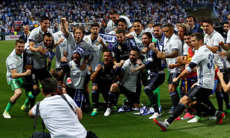 Ronaldo fires Real to first title since 2012 with win at Malaga