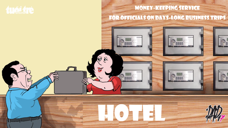 Cartoon: Money-keeping service for officials in Vietnam