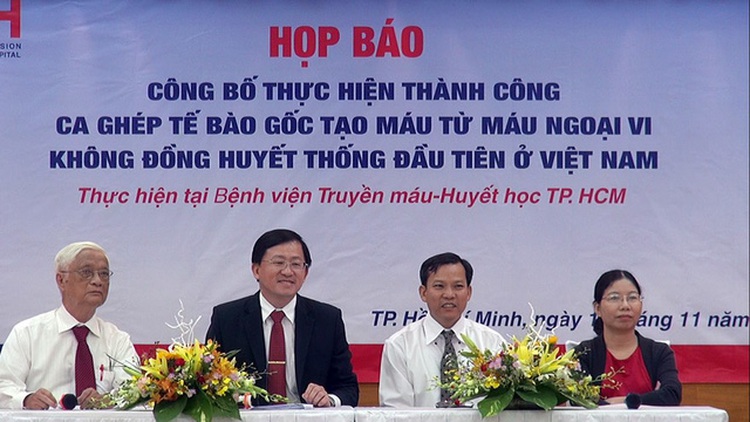 Vietnam pulls off first hematopoietic stem cells transplantation for unrelated donors