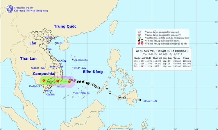 Storm Kirogi downgraded to tropical depression before making landfall in Vietnam