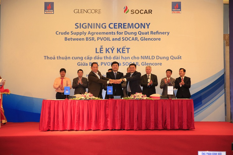 Vietnam refinery inks crude oil supply deals with SOCAR, Glencore