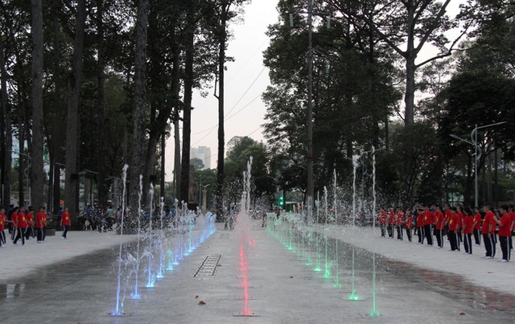 Former vice park becomes family-friendly square in Ho Chi Minh City