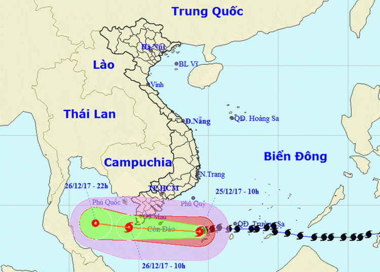 ​Tembin to weaken, may not make landfall in Vietnam