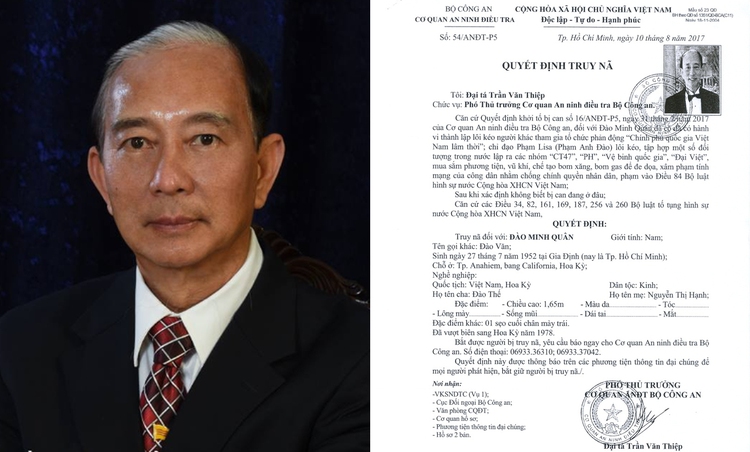 Vietnamese police list US-based group as terrorist organization