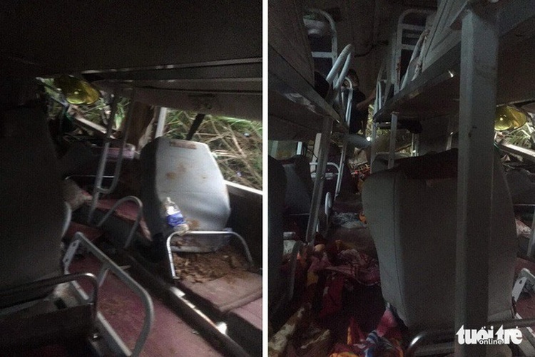 1 killed, 19 injured as sleeper bus plunges off cliff in Vietnam