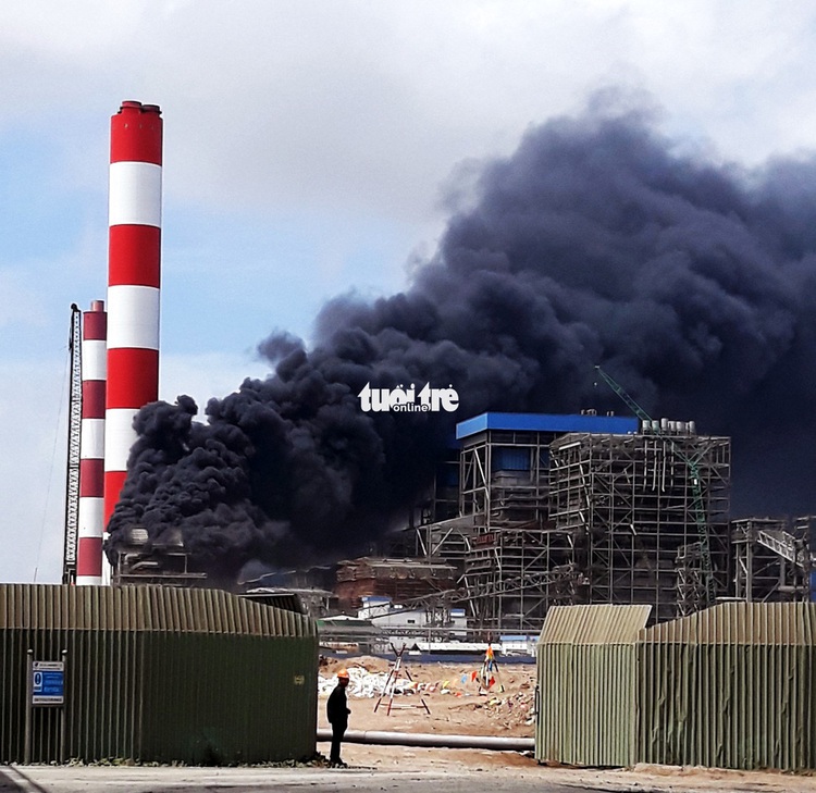 Fire erupts at thermal power station in southern Vietnam
