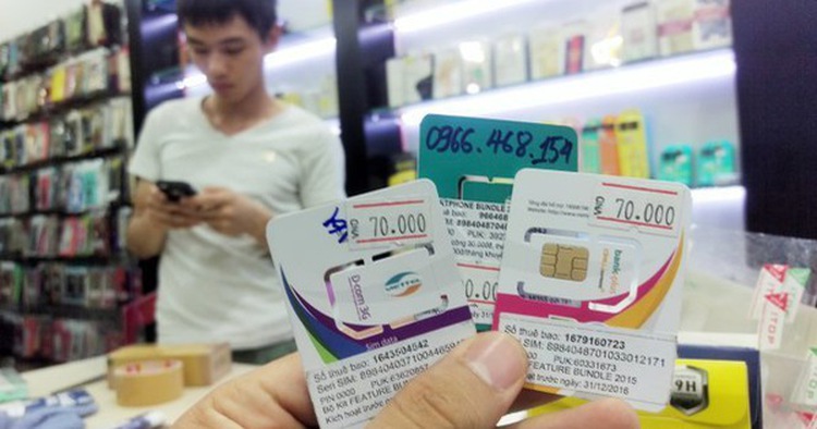 Vietnamese mobile carriers allow users to send photo online to complete account registration