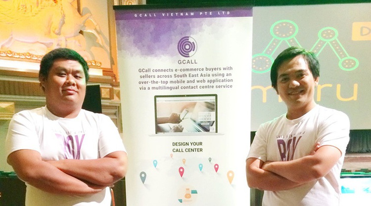 Vietnamese men design smart call center out of burning startup dream