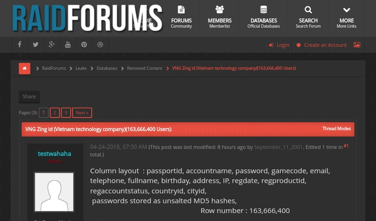 Vietnam’s tech giant VNG apologizes after alleged data breach affecting 163mn accounts