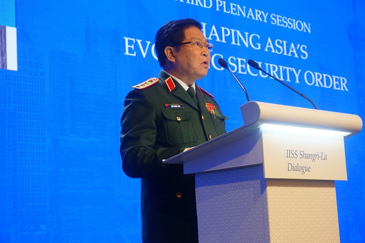 Vietnam defense minister talks regional security order at Shangri-La Dialogue